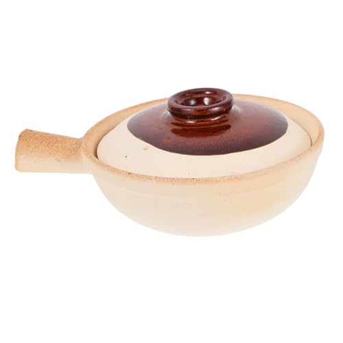 GLEAVI Olla de Cerámica Arroz y Guisos Uso Comercial y Porciones Individuales Resistente Altas Limpiar Distribución Uniforme