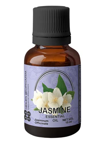 Image of Heilen Biopharm Jasmine Essential Oil - 15 mL Bottle Pack of 1, For Skin & Aromatheraphy