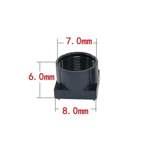 MINZIHAO M7 Lens Mount 8 x 8 CCTV Accessories Multilayer Coating(M7 Mount 6MM)