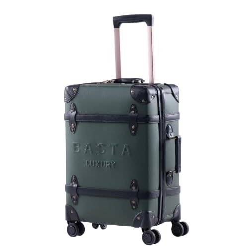 Crescent 4 Wheels 20 Inch Medium Check-in Trolley Bag Hard Case Polycarbonate 360 Degree Wheeling System Luggage, Travel Bag, Suitcase for Travel, Trolley Bags for Travel (Pine Green)-image-31