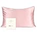 Produktbild YANIBEST Seide Kissenbezug 40x80cm, 22 Momme Kissenbezug für Haare und Haut - Versteckter Reißverschluss Design Seidenkissenbezug, 1 Packung