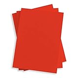 Cayenne Red Flat Card - A6 Gmund Colors Matt 4 1/2 x 6 1/4 111C, 25 Pack