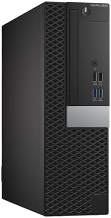 Dell OptiPlex SFF, Pc Desktop Pronto All'Uso, Computer Pc Fisso Intel i5-7500 4 Core 3.4Ghz, Ram 32Gb, SSD 512Gb, Pacchetto Libre Office, Windows e Chiavetta Wi-Fi (Ricondizionato)