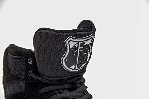 Foto von Gorilla Wear Perry High Tops Pro - schwarz/schwarz - Bodybuilding und Fitness Schuhe für Damen und Herren, 45