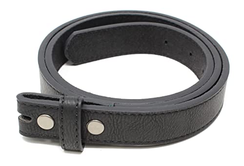 BC Belts Womens Thin Leather Belt Strap with Vintage Distressed Texture 1" Wide with Snaps2