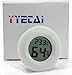 Davitu Electrical Equipments Supplies - YongYeTai Embedded Digital Hygrometer pet Electronic Thermometer Acrylic Box - (Color: Black)