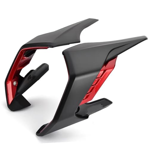 Winglets carénage moto CB650R kit d'ailettes décoratives et aérodynamiques rouges - 4