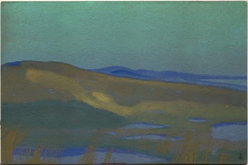 Toile Marais de Tsaidam Nicholas Roerich - Impression Haute Définition Édition d'Art 60x90
