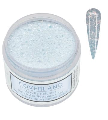 Tones Coverland Acrylic Nail Powder "Crushed Ice" - Limited Edition Acrylic Powder for Nail Design, Sculpting, and Masking Nail Bed Imperfections -