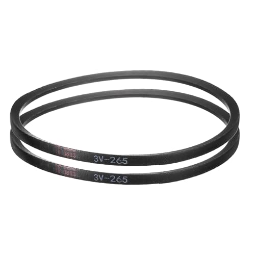 Courroie trapézoïdale 3V265 en caoutchouc anti-vibrations 67,3 cm lot de 2
