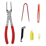 Fukaisu 6 Pcs Relay and Fuse Removal Tool Set, Automotive Relay Puller Pliers & Fuse Puller Tool Car Electrical Disconnect Pliers for Car Motorcycle Truck Fuses Replacement