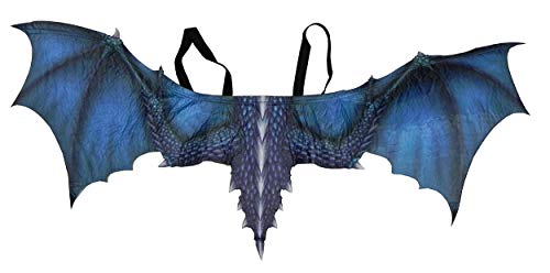 36 INCH Poly Dragon Wings Blue