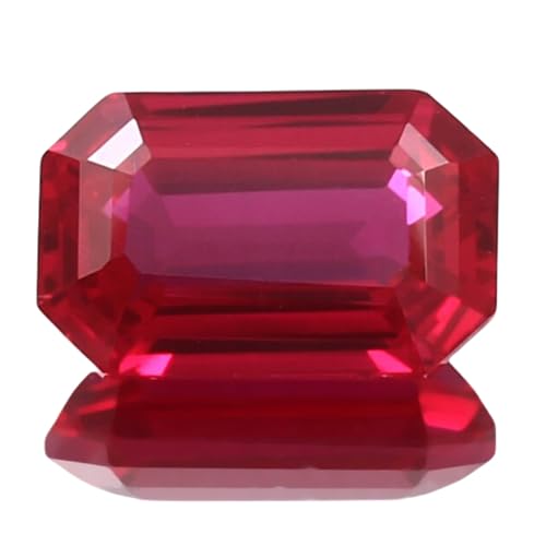 Rubis naturel facetté de haute qualité 15x10mm pour bague d'exception