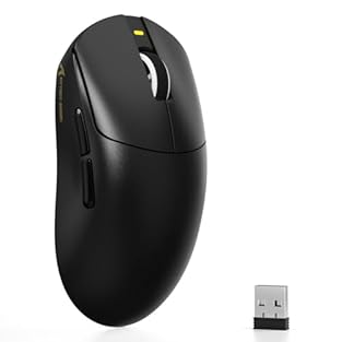 【PAW3311 Gaming Sensor & BK52820 Chip】 Featuring the advanced PixArt PAW3311 sensor with a DPI range of 800 to 25,000, 400 IPS tracking speed, and 40G acceleration, the professional gaming mouse delivers flawless tracking for FPS, MOBA, and competiti...