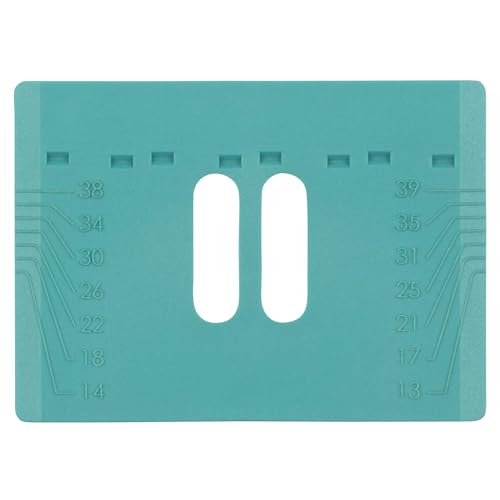 wolfcraft Dübelleiste 4650000 – Präzise Bohrschablone zum Möbelbau von Schränken & Regalen – Für Dübelverbindungen und Lochreihen – 32mm Raster - 8
