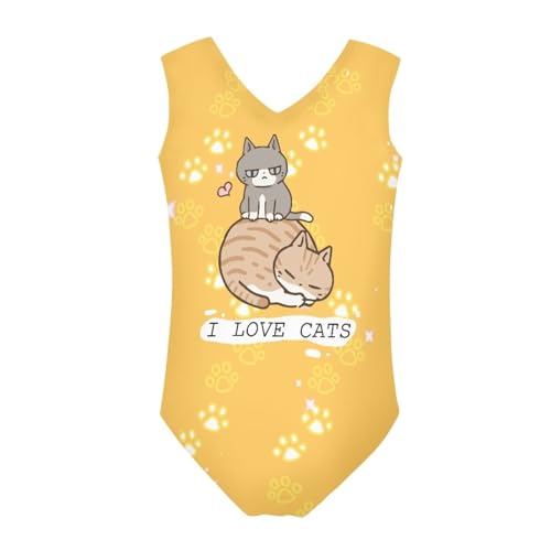 Image of INSTANTARTS Gymnastics Leotards Girl Dinosaur Dancewear Activewear Quick Dry