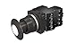 Siemens 52BP2HBG Heavy Duty Illuminated Push-Pull Unit, 30mm, White, 1-3/4" Metal Mushroom Head, 2 Position Maintained, 2NC Contact, 240V AC Transformer, Incandescent Bulb, BlackMax, Water/Oiltight
