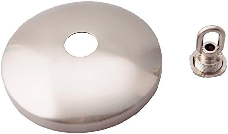 Portfolio 5-in L x 5-in dia Brushed Nickel Light Cap and Finial Kit