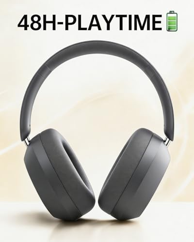 Image of Wentronic Y05 Wireless Bluetooth Headphone, Noise Cancelling, Grey
