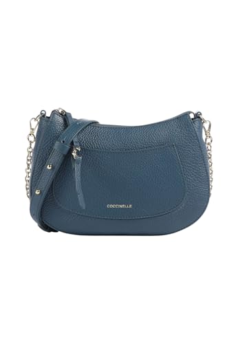 Sac à bandoulière en cuir Coccinelle avec bandoulière réglable et compartiments sécurisés