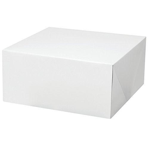 Wilton White Square Corrugated Cake Box, 2-Count #TOP2