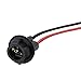 Produktbild L & P Car Design 1x T10 W5W Fassung Stecker Lampenfassung Standlicht Parklicht Glas Sockel Glassockel Stecksockel W3W WY5W W2,1X9,5D für Lampen Glühlampen Glühbirnen