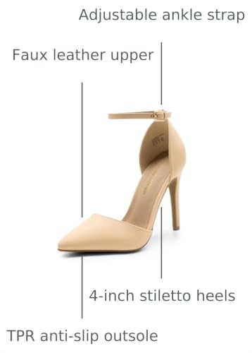 Image of DREAM PAIRS Women's High Stiletto Dress Heels Pumps