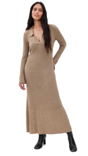 o.p.t Women's Nicole Knit Dress, Mocha, M
