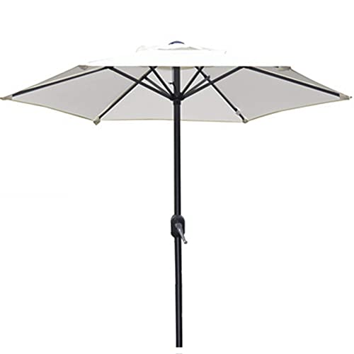 Parasols garden parasol redondo negro con inclinación para patio y playa