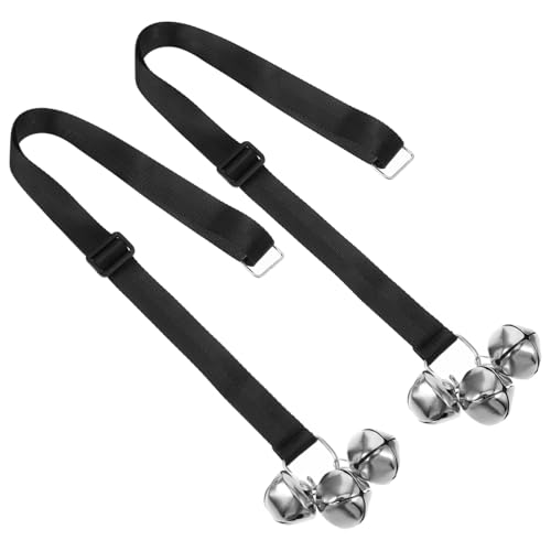 BESPORTBLE Loud Bell Dog Doorbell 2pcs Pet Doorbell Rope for Training with Adhesive Hooks