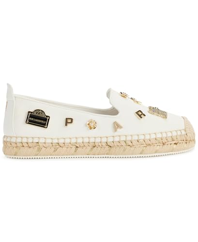 Image of Karl Lagerfeld Women's Michaela Slip on Espadrille Sandal with Pins