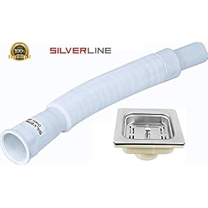 SILVER LINE Stainless Steel Grade 304 Kitchen Sink (24"x18"x10"Low Radius)