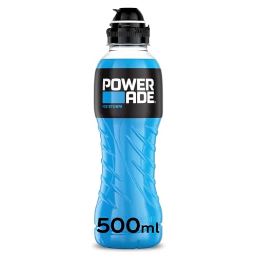 Bebida refrescante aromatizada ice storm Powerade botella 500 ml