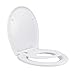 Produktbild WC Sitz Family, Aidodo Familien Toilettendeckel, Klodeckel mit langsamer Absenkung und Soft-Close Quick-Release Funktion, leicht zur Reinigung und Installation, O-Form WC Deckel