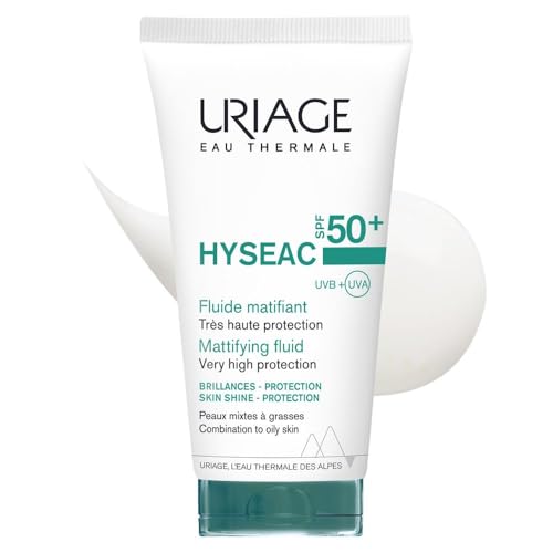 Uriage Hyseac Fluido Matificante SPF50+ - Absorbe la Grasa,...
