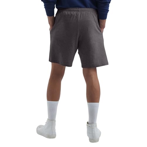 Image of Hanes Men's Shorts, Essentials Short with Pockets, Gym Shorts for Men, Men's Athletic Shorts, 7.5 inch
