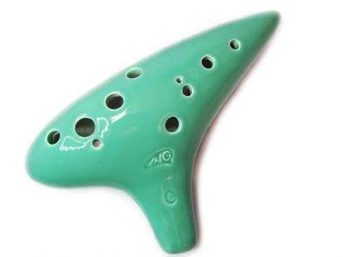 Amazon | TNG オカリナ 12穴アルトC調 AC Ocarina 陶笛 グリーン