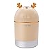 Hanomes Mini Luftbefeuchter 400ml Diffuser Ultraschall USB leise Mini Air Humidifier tragbar Diffusor Büro Wohnzimmer SPA Yoga Schlafzimmer