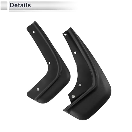 Image of X AUTOHAUX 1set Front and Rear Mud Flaps Splash Guards Mud Guards for Volvo C30 2010-2015 W /Mount Accessories