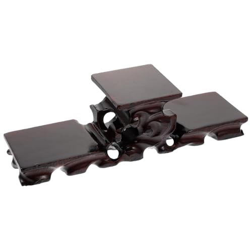 TOYANDONA Antike Display Basis aus Jade Stein Stabiles Podest Vintage Chinesischer Teekannen Ständer Dekorativer Sockel für Kunsthandwerk und Antiquitäten Rutschfest und Leicht