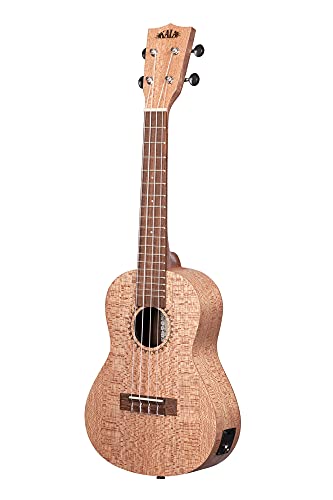 Kala KA-20CE – Ukulélé Concert électro-acoustique Burled Meranti - Les Beatles, Paul McCartney, John Lennon, RIngo Starr, George Harrison Kala KA-20CE - Ukulélé Concert électro-acoustique Burled Meranti – Image 3