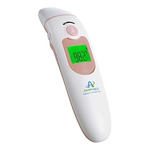 Amplim No-Touch Forehead Thermometer | Non-Contact Digital Infrared Thermometer for Adults and Kids | Touchless Baby…