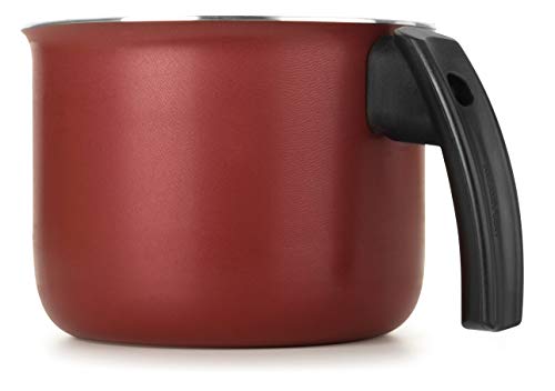 Leiteira 14 Centímetros Alumínio Antiaderente Linha Paprika Vermelho Multiflon