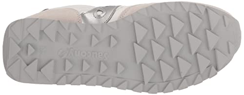 Saucony Women's Jazz Triple Sneaker, White/Silver, 7.5 #TOP3