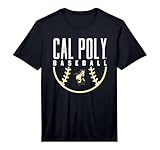 Cal Poly Mustangs Baseball Arch Performance T-Shirt