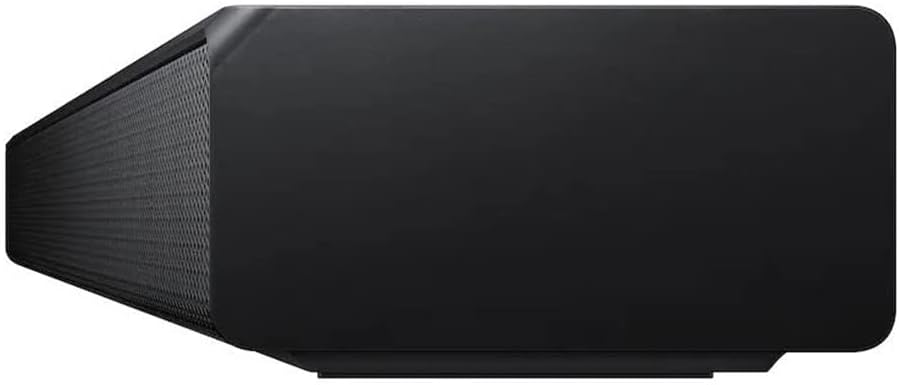 Samsung HW-A58C Soundbar rear view പോർട്ടുകൾക്കൊപ്പം