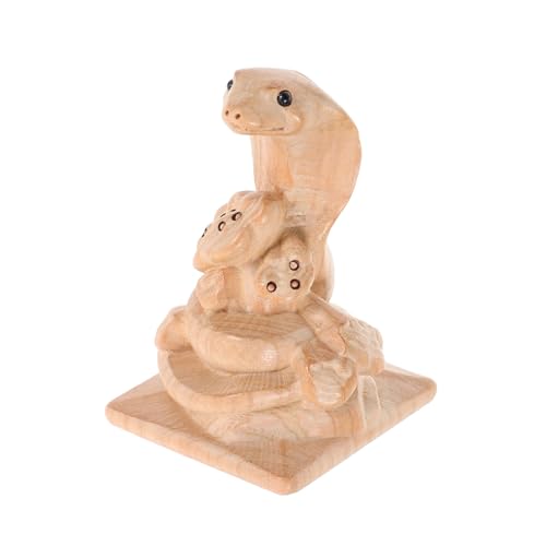 SMASOLO Figura de Serpiente de Madera...