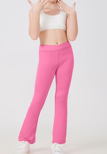 DANI CHINS Girls Athletic Bootcut Leggings Quick Dry Flared Compression Yoga Pants2