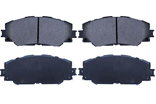 Image of Front Rear Brakes Pad Automotive Premium Ceramic Disc Brake Pads Set Vehicle Replacement Part for Lexus Infiniti Nissan Dodge Attitude Hyundai Accent (D1210, Front)