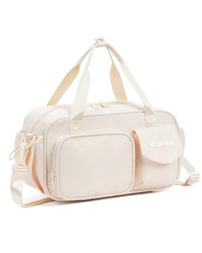 Ceneda 12 inch Mini Gym Bag for Women, Small Duffle Bag with Wet Pocket, Lightweight Multi-Pocket Travel Tote for Yoga, Sports, Workout, Daily Use - Water-Resistant